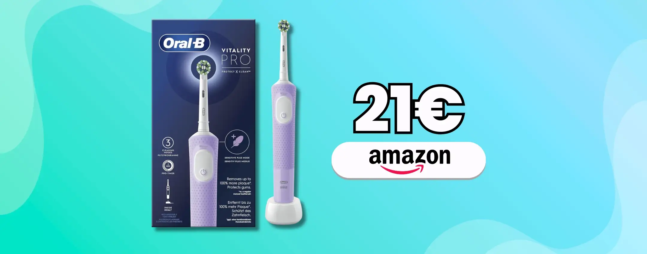 Oral-B Vitality Pro e con 21€ hai finalmente lo spazzolino elettrico