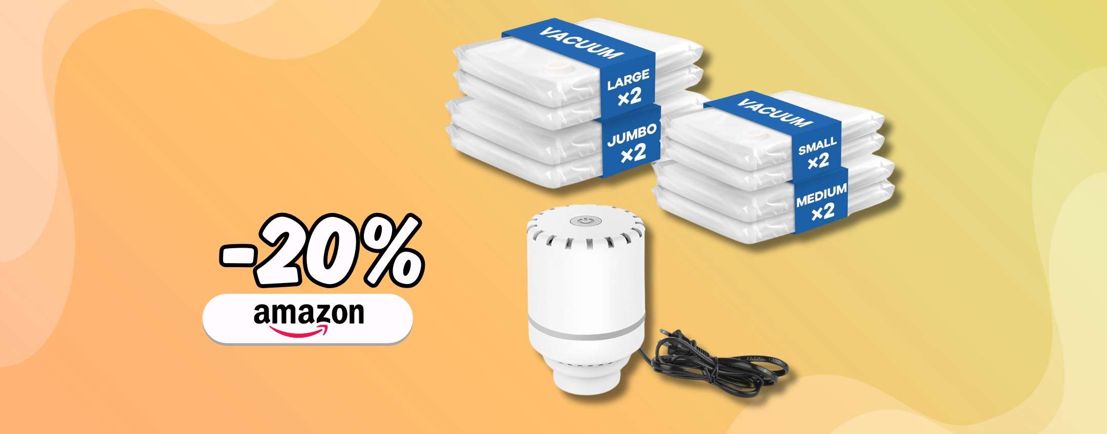 Cambio armadio di successo grazie al sistema sottovuoto: questo è il kit