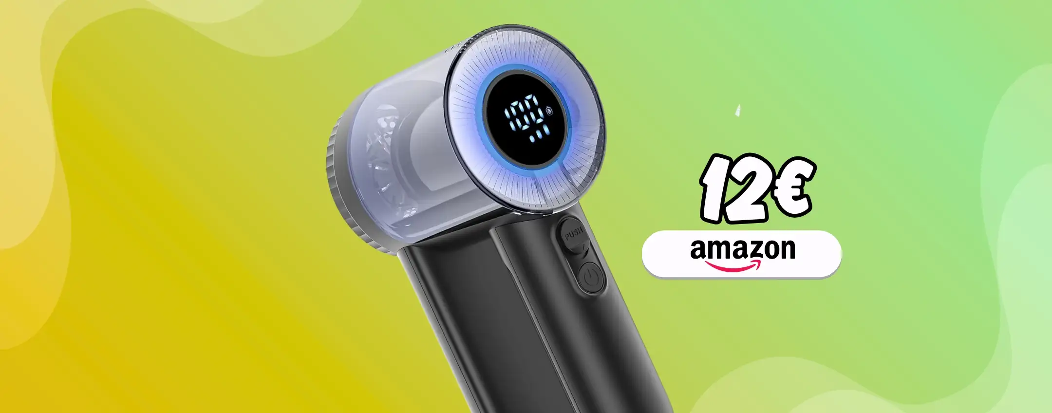 Levapelucchi magico con batteria ricaricabile e sistema infallibile: 12€ ora