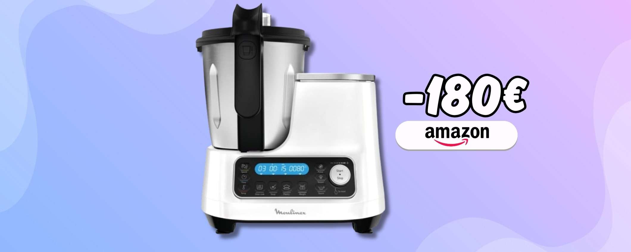 Quest'estate cucina tutto Moulinex ClickChef, il robot è iperscontato Quest'estate cucina tutto Moulinex ClickChef, il robot è iperscontato