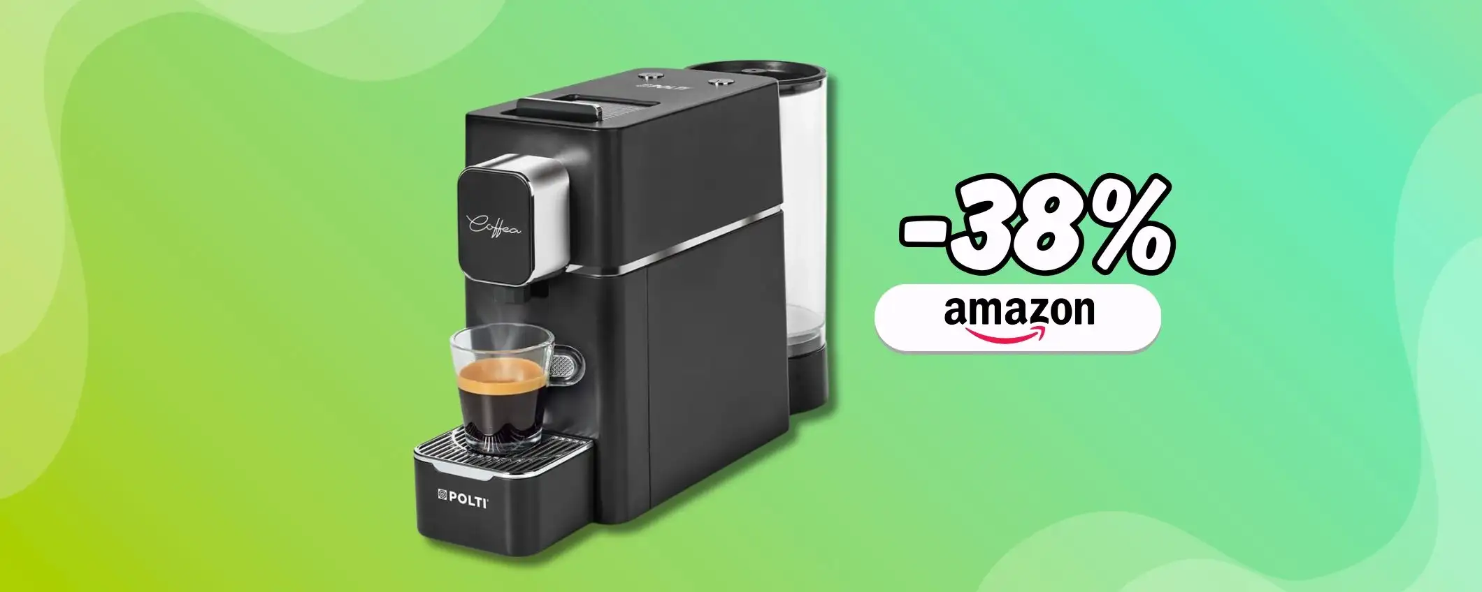 Non te lo aspetti ma Polti Coffea è la macchinetta da caffè perfetta (-38%) Non te lo aspetti ma Polti Coffea è la macchinetta da caffè perfetta (-38%)