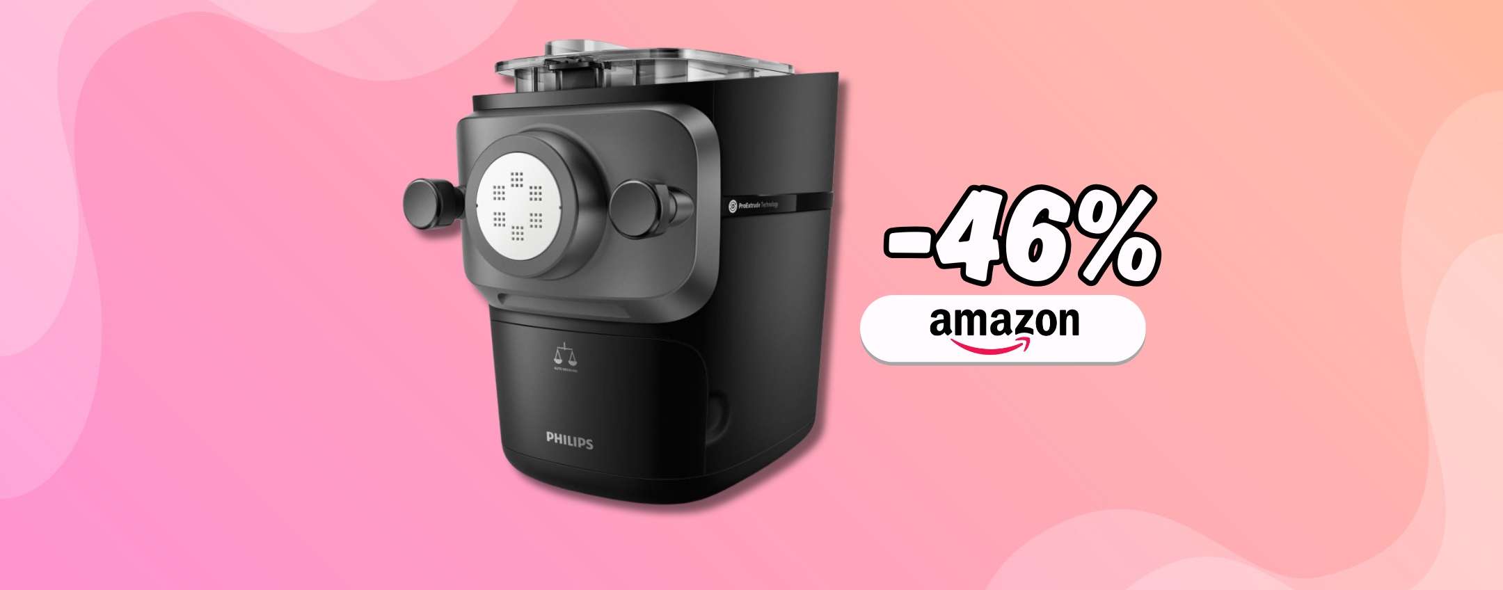 La pasta è fatta in casa con Philips Serie 7000, prezzo tranciato
