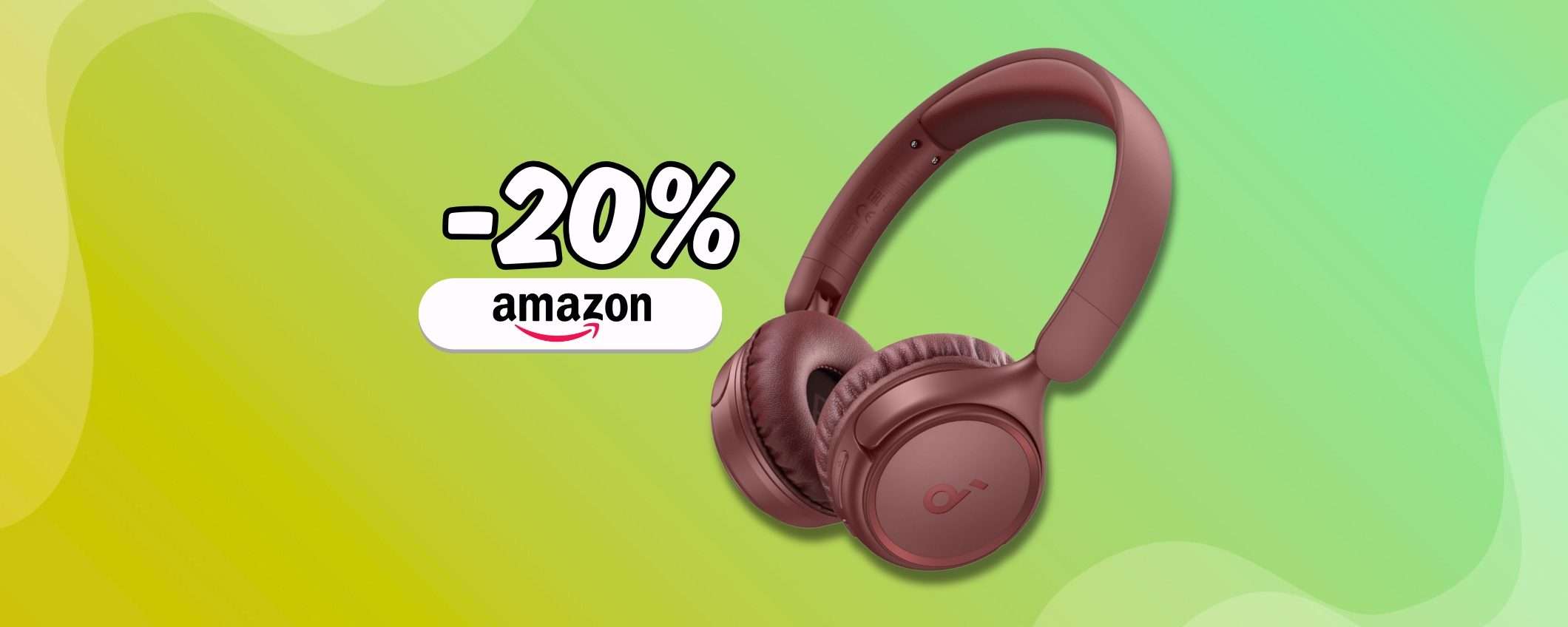 Soundcore On-Ear H30i, cuffioni Bluetooth da 24€ con audio spaziale Soundcore On-Ear H30i, cuffioni Bluetooth da 24€ con audio spaziale