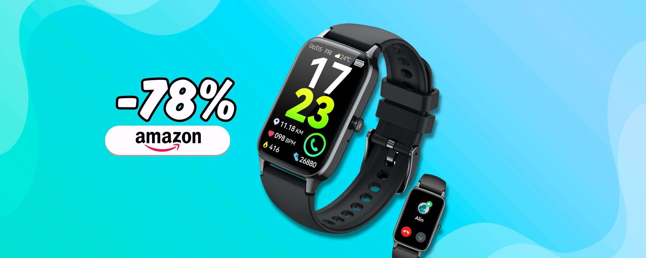 Smartwatch ultra tech rimpiazza il telefono con soli 36€, un affarone Smartwatch ultra tech rimpiazza il telefono con soli 36€, un affarone