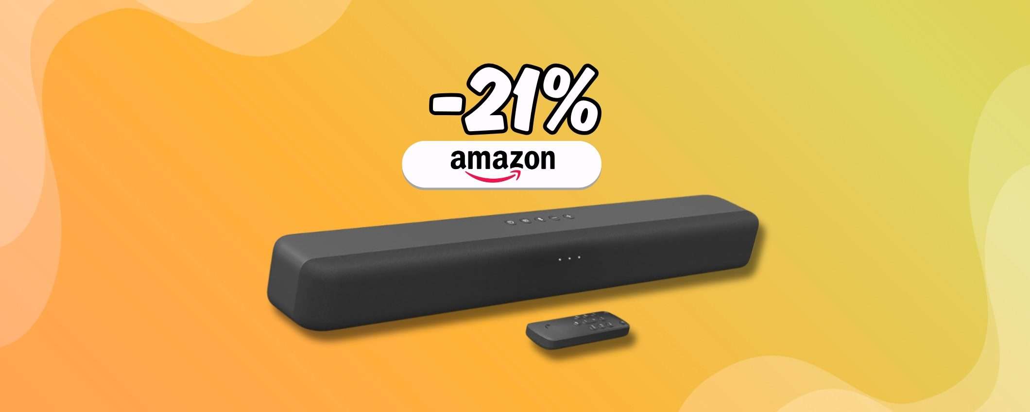 Fire TV Soundbar è in offerta lancio: audio da cinema a 109€ Fire TV Soundbar è in offerta lancio: audio da cinema a 109€