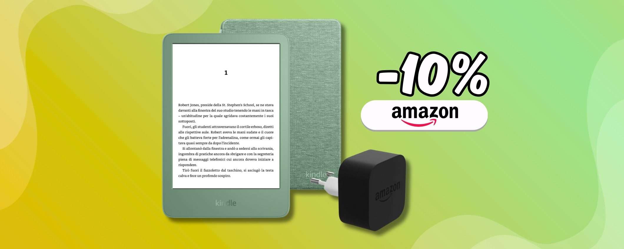 Kindle con rivestimento in tessuto: chic e più comodo che mai (promo) Kindle con rivestimento in tessuto: chic e più comodo che mai (promo)
