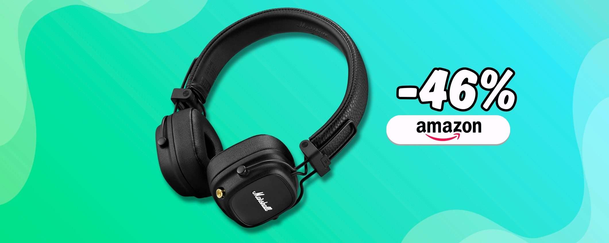 Crolla il prezzo delle Marshall Major IV, iconiche cuffie On Ear su Amazon Crolla il prezzo delle Marshall Major IV, iconiche cuffie On Ear su Amazon