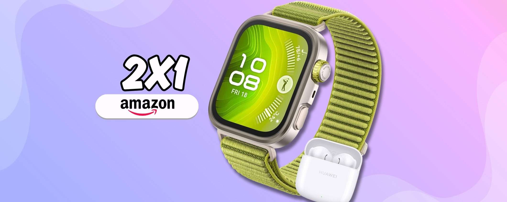 2in1 a prezzo speciale: strabiliante HUAWEI WATCH FIT4 Pro + FreeBuds SE2 2in1 a prezzo speciale: strabiliante HUAWEI WATCH FIT4 Pro + FreeBuds SE2