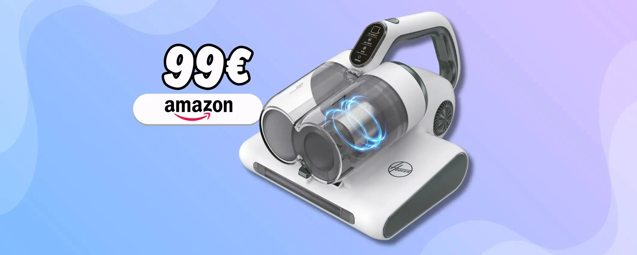 Hoover HMC5 pulisce materassi e divani sanificando ogni superficie (99€) Hoover HMC5 pulisce materassi e divani sanificando ogni superficie (99€)