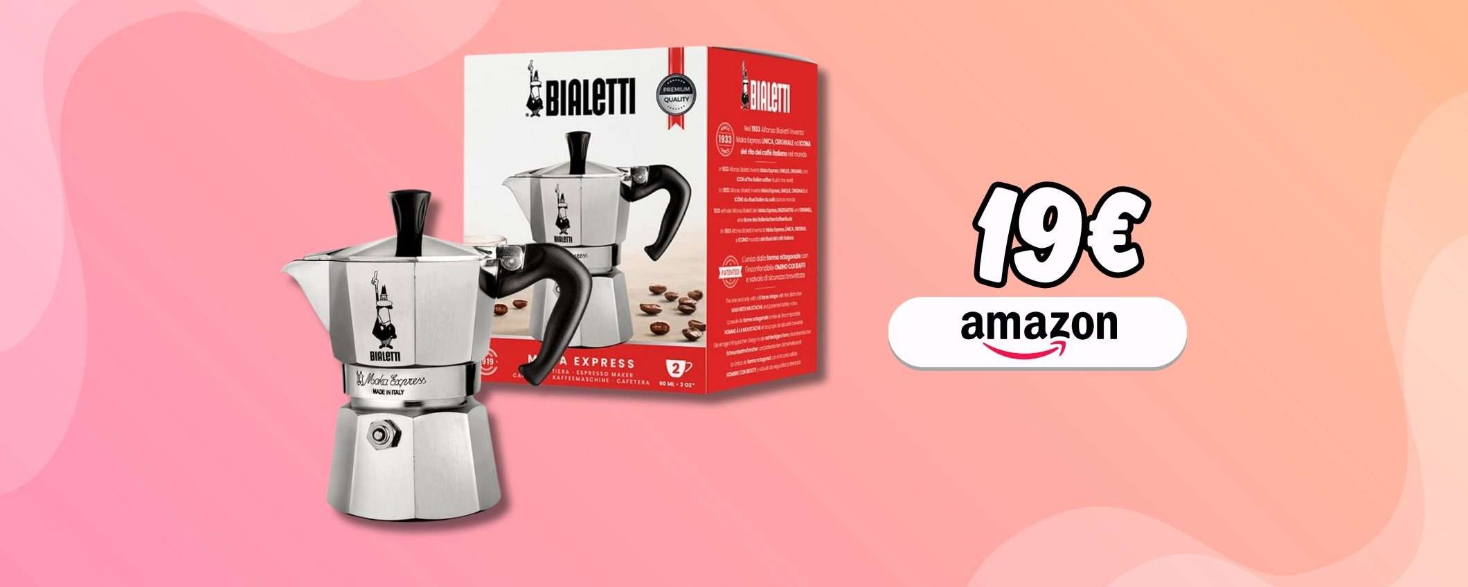 Non puoi non avere una Moka in casa: compra la Bialetti a 19€ su Amazon Non puoi non avere una Moka in casa: compra la Bialetti a 19€ su Amazon