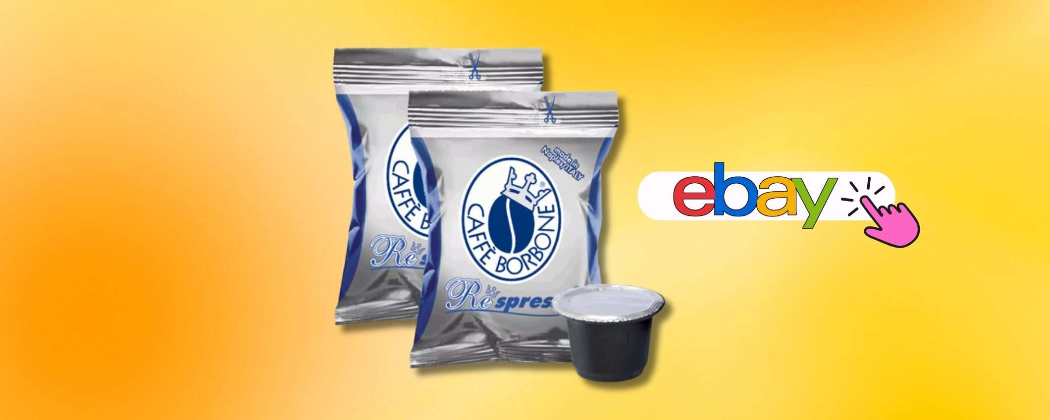 100 capsule formato Nespresso by Caffè Borbone Blu: il prezzo è oro