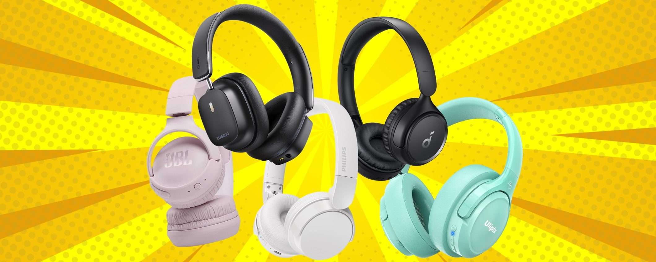 Cuffie wireless con SCONTI fino al 50%: Amazon ESAGERA Cuffie wireless con SCONTI fino al 50%: Amazon ESAGERA