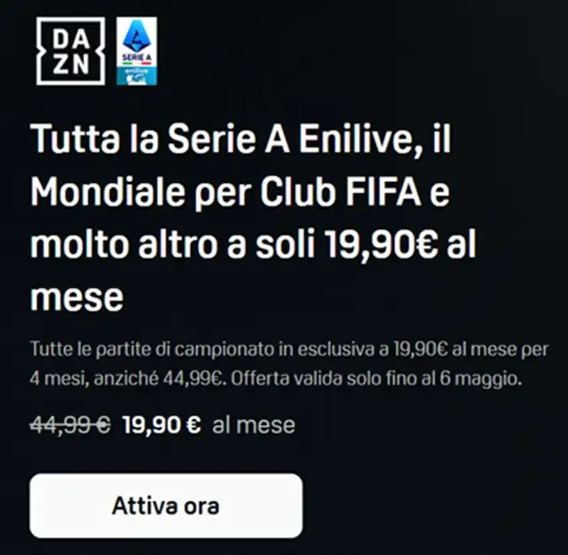 dazn offerta