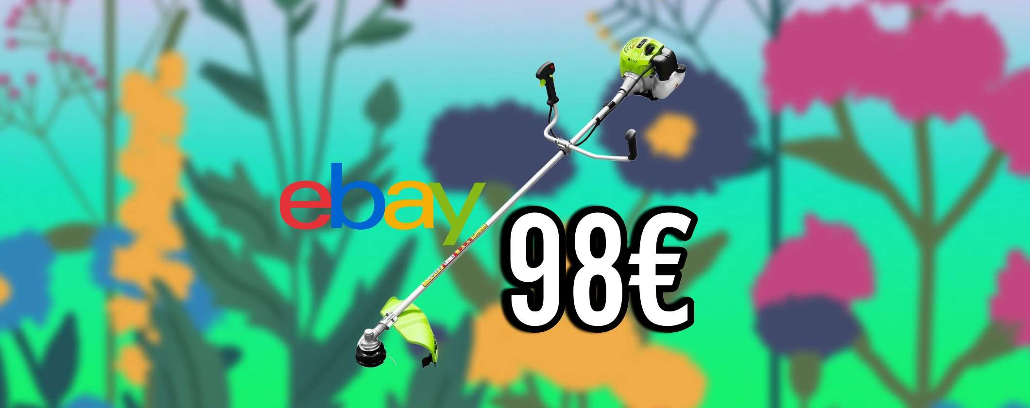 Decespugliatore con motore a scoppio in offerta a soli 98€ su eBay Decespugliatore con motore a scoppio in offerta a soli 98€ su eBay