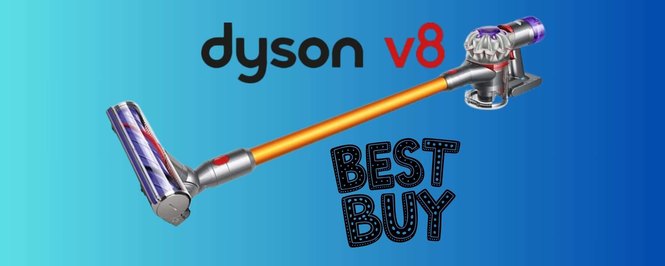 Dyson V8 Absolute aspira lo sporco con una potenza inaudita e ora risparmi 170€ Dyson V8 Absolute aspira lo sporco con una potenza inaudita e ora risparmi 170€