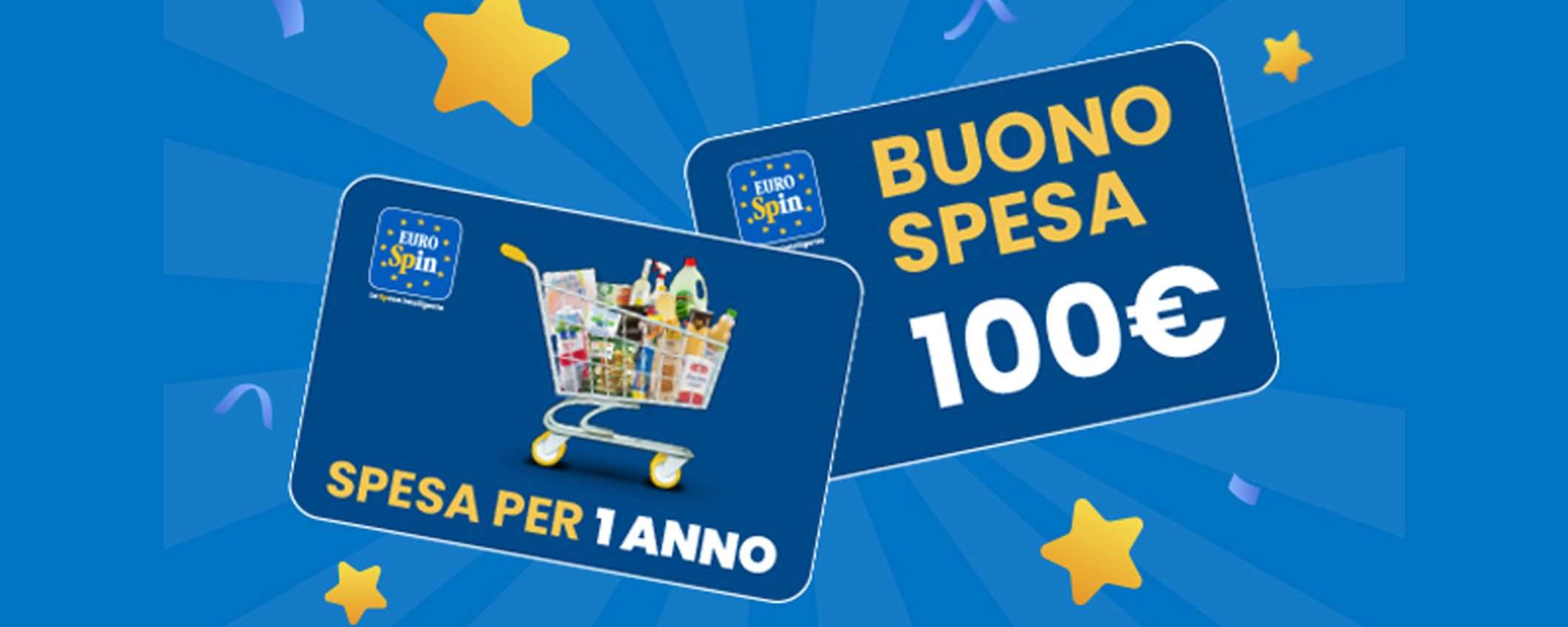 Vinci gift card da 100 euro e spesa per un anno: nuovo concorso Eurospin Vinci gift card da 100 euro e spesa per un anno: nuovo concorso Eurospin