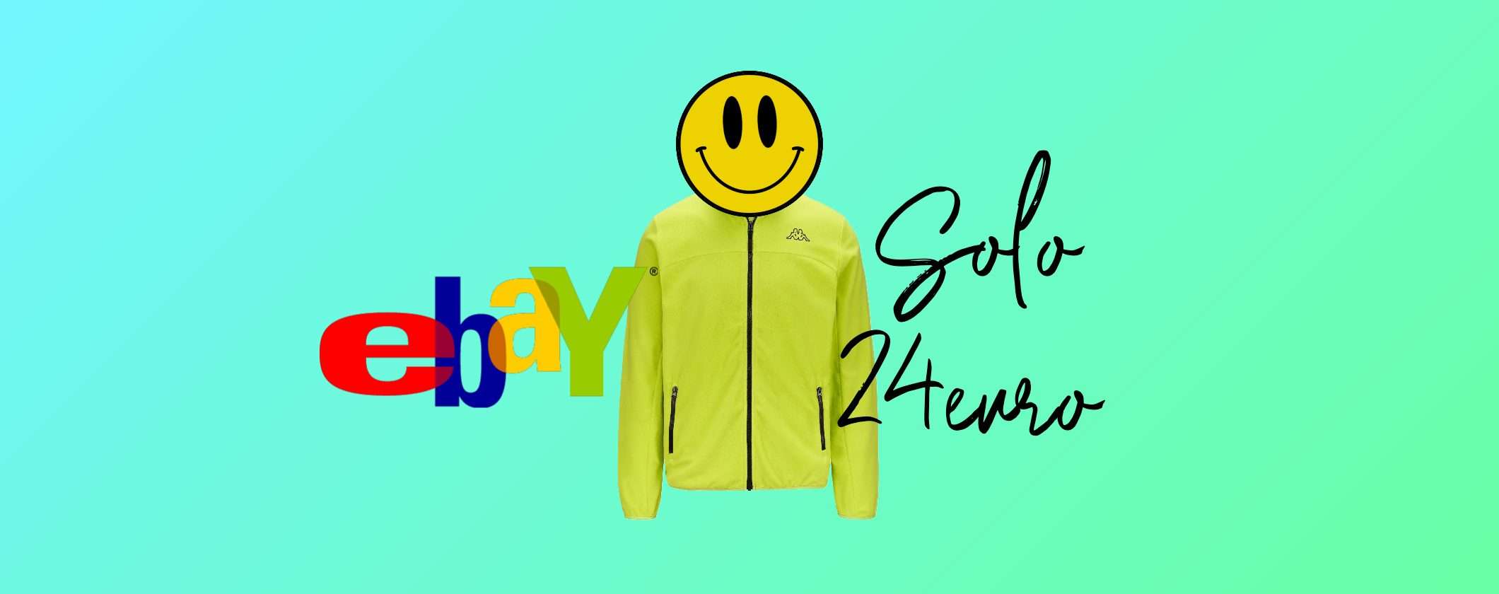 Felpa Uomo Kappa a soli 24€ su eBay: acquistanone 2 extra 30% Felpa Uomo Kappa a soli 24€ su eBay: acquistanone 2 extra 30%