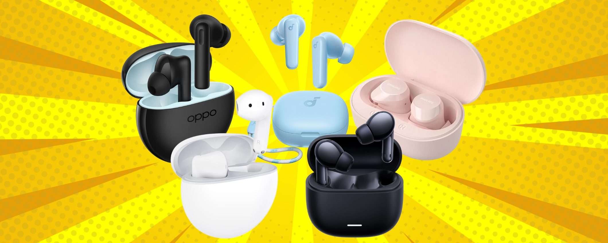 FOLLIA Amazon: 5 auricolari wireless TOP a meno di 20€ FOLLIA Amazon: 5 auricolari wireless TOP a meno di 20€