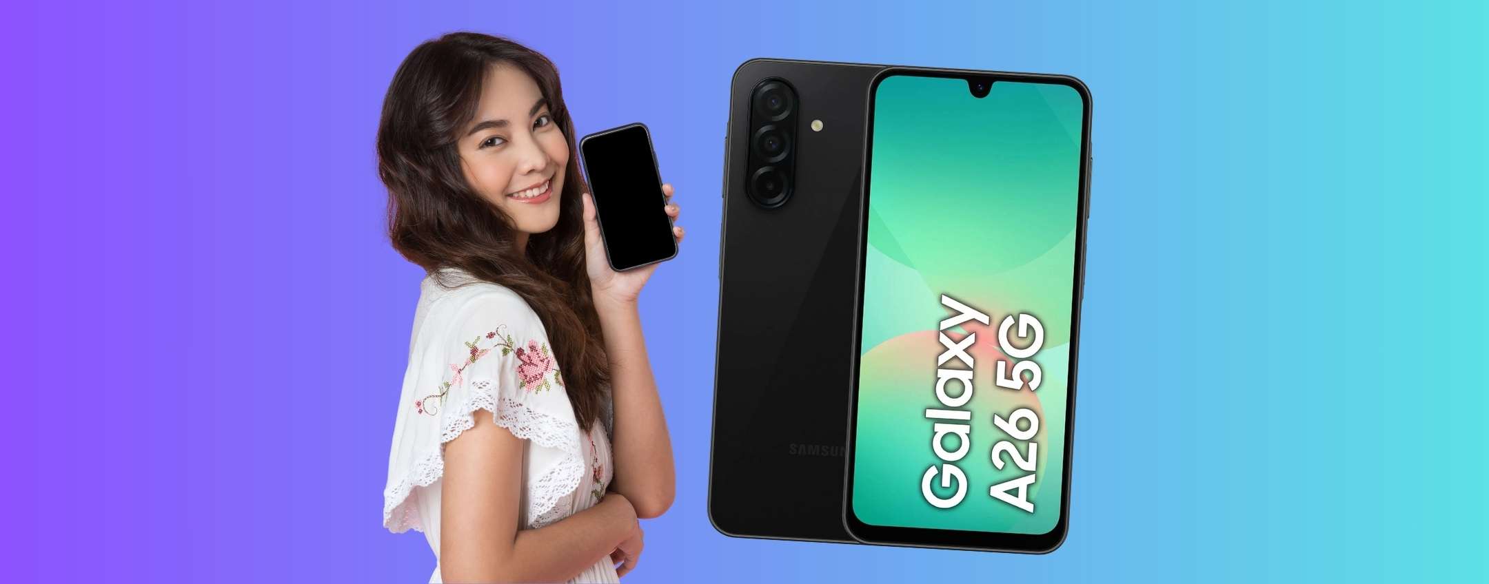 Galaxy A26 5G da 256 GB in super offerta: RISPARMIA oltre 132€ su eBay