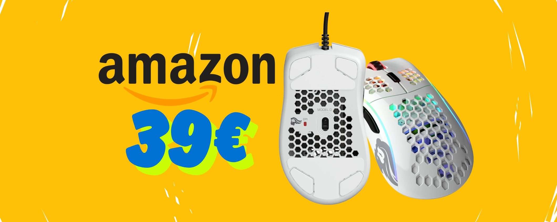 Glorious Gaming Model D: mouse performante con design a nido d'ape Glorious Gaming Model D: mouse performante con design a nido d'ape