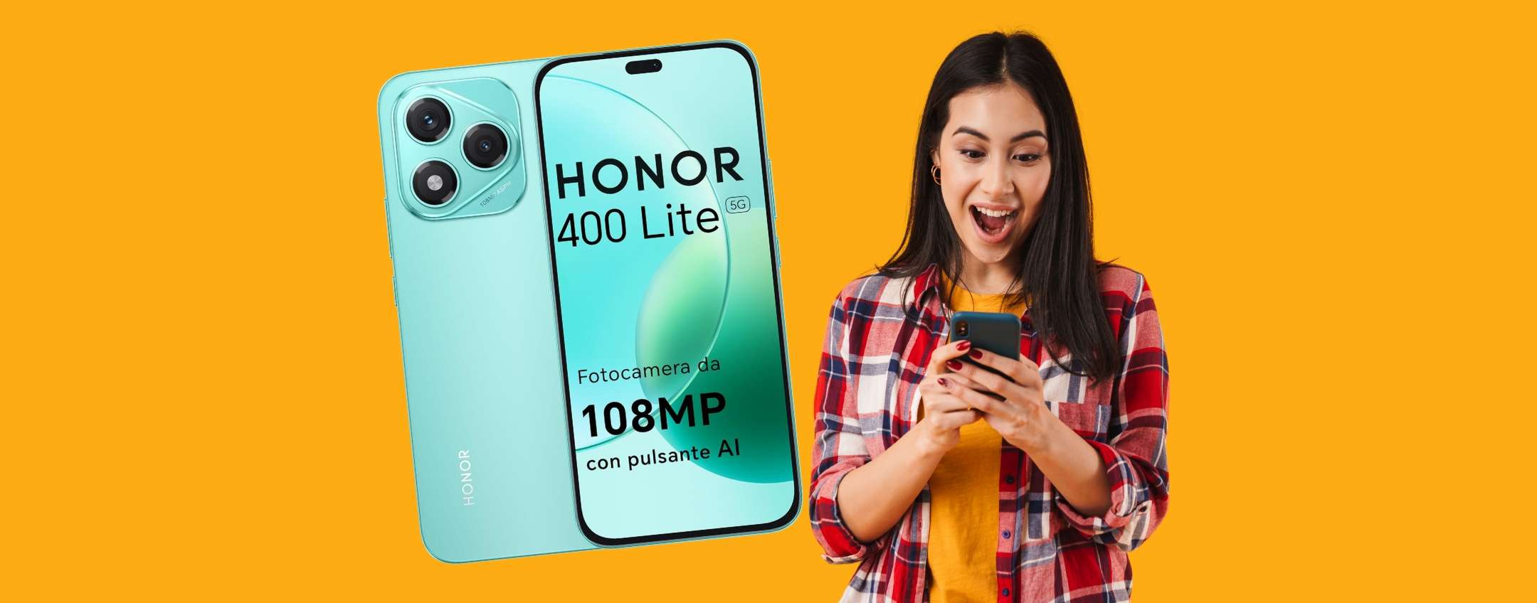HONOR 400 Lite è lo smartphone da comprare: ottime prestazioni e prezzo Wow