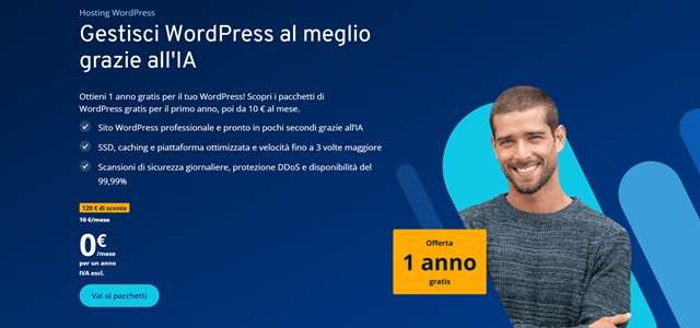 hosting wordpress ionos gratis