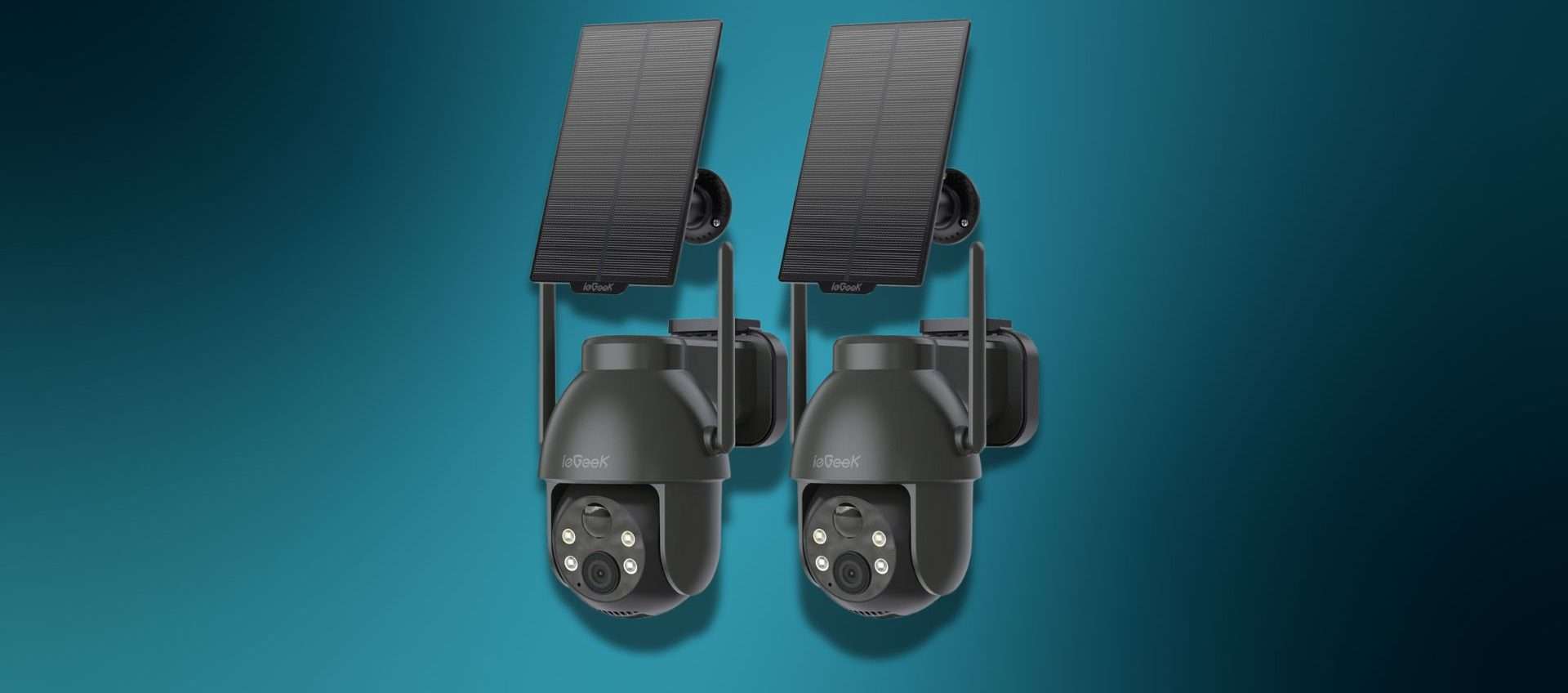Offerta Amazon: doppia telecamera di sorveglianza Wi-Fi ieGeek 2K con visione notturna e pannello solare a meno di 90€ Offerta Amazon: doppia telecamera di sorveglianza Wi-Fi ieGeek 2K con visione notturna e pannello solare a meno di 90€