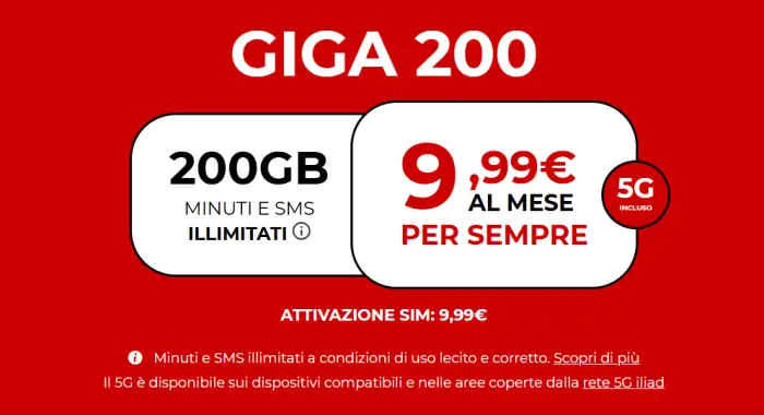 iliad giga 200