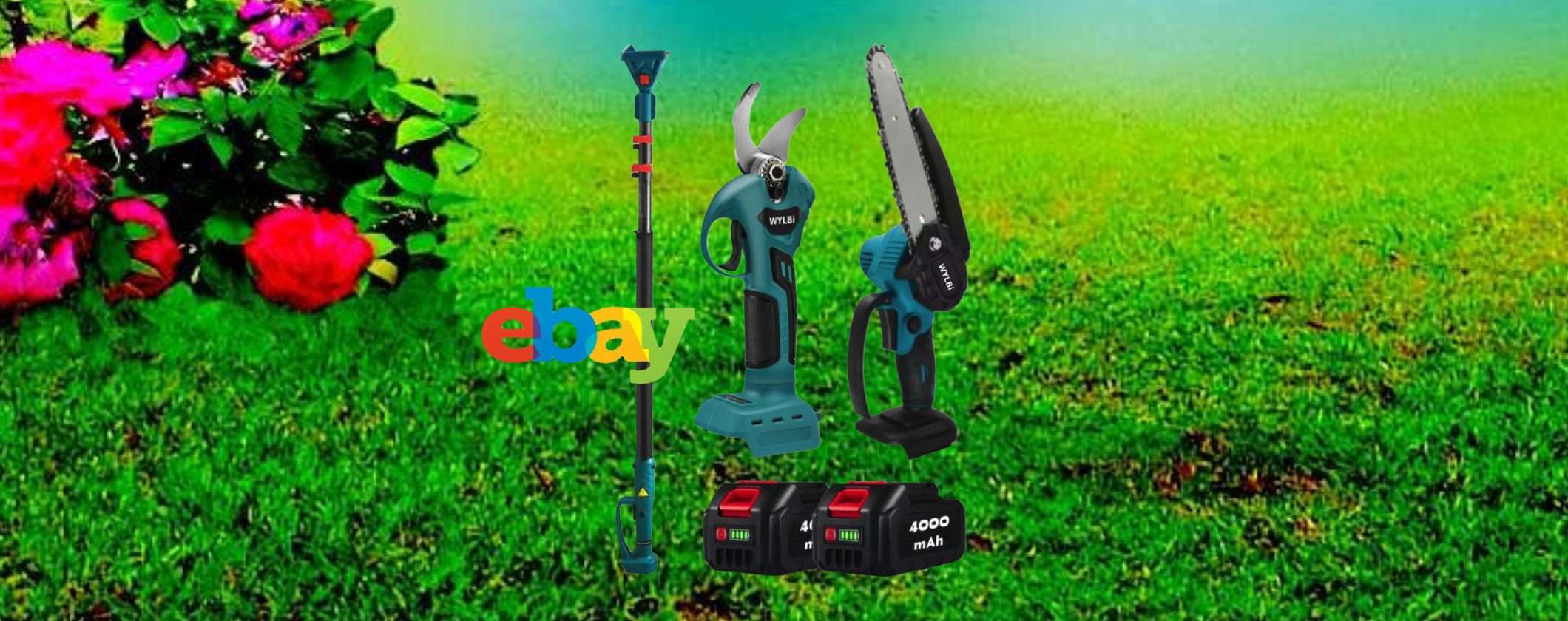 Kit Potatura 3 in 1 con 2 batterie a soli 108€ su eBay
