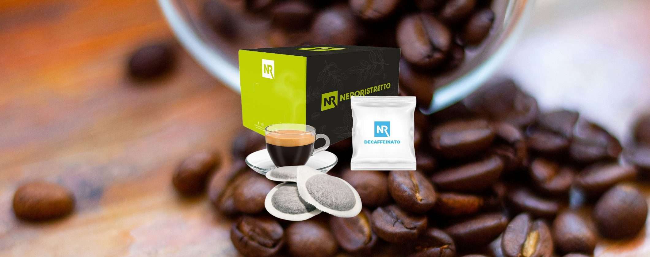 Meno di 15 centesimi per le Cialde Decaffeinato NeroRistretto Meno di 15 centesimi per le Cialde Decaffeinato NeroRistretto