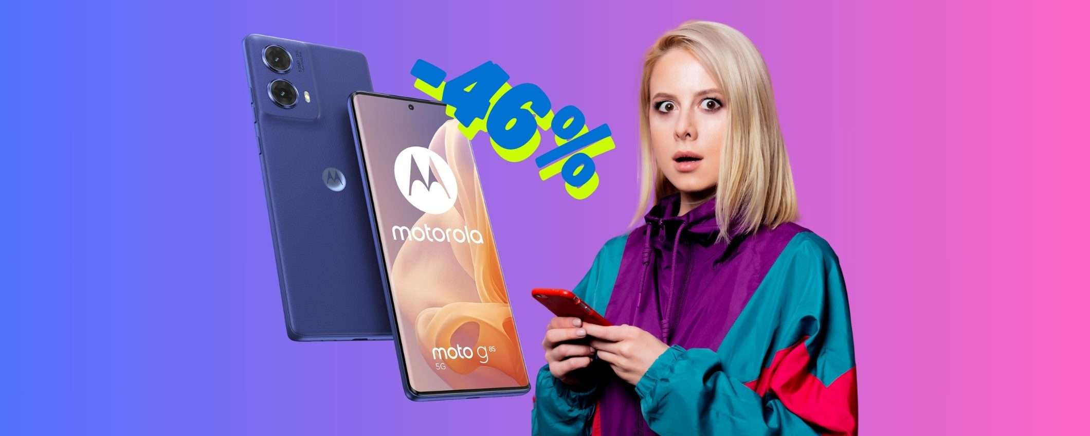 Motorola Moto g85 5G (12/256GB): lo smartphone da acquistare all'istante