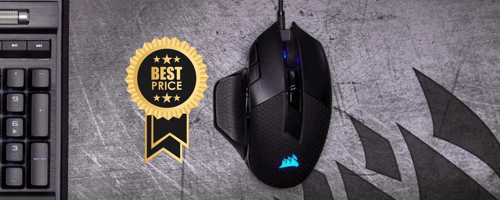 Mouse da gaming Corsair NIGHTSWORD: rivoluziona i tuoi giochi spendendo meno