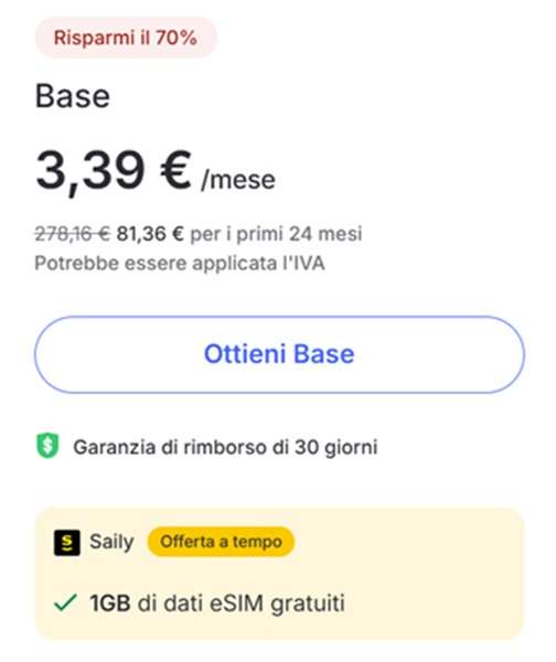 nordvpn offerta base