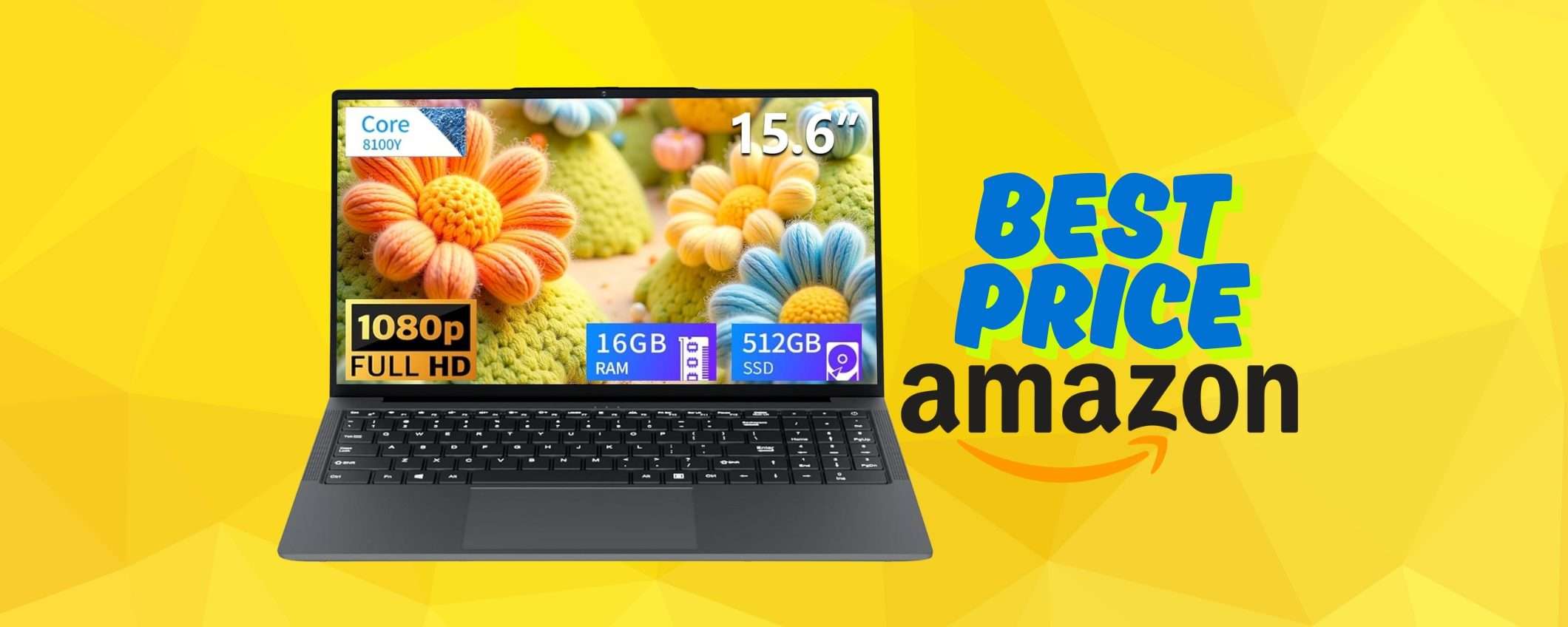 Notebook con i3, 16GB di RAM e SSD da 512GB a MENO di 260€ Notebook con i3, 16GB di RAM e SSD da 512GB a MENO di 260€