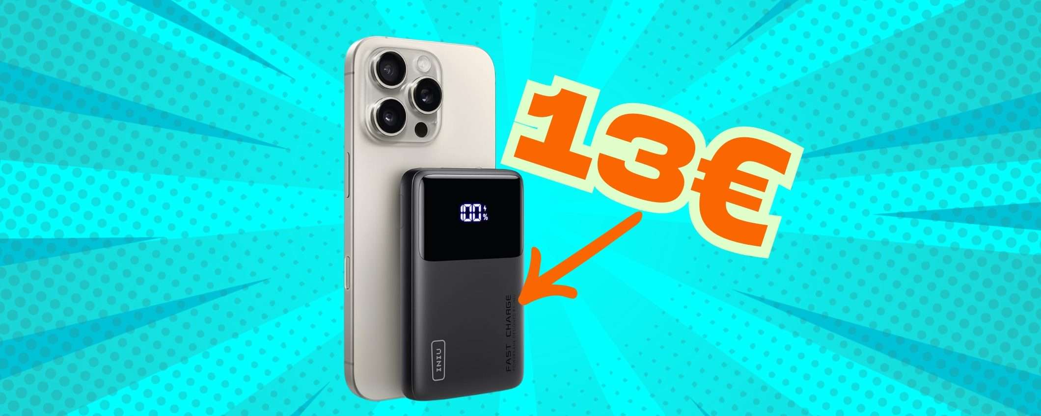 OFFERTA BOMBA su Amazon per questo Power Bank da 10000mAh (solo 13€) OFFERTA BOMBA su Amazon per questo Power Bank da 10000mAh (solo 13€)