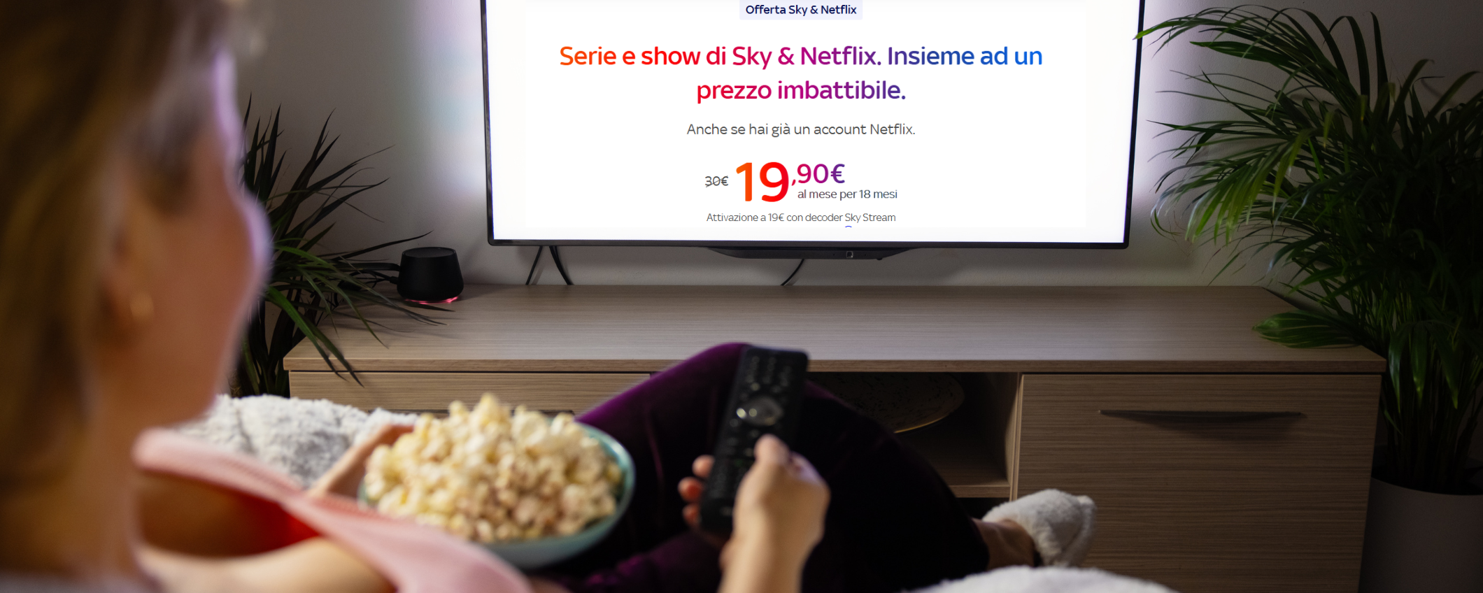 Super intrattenimento: Sky e Netflix insieme ad un prezzo mai visto prima per 18 mesi