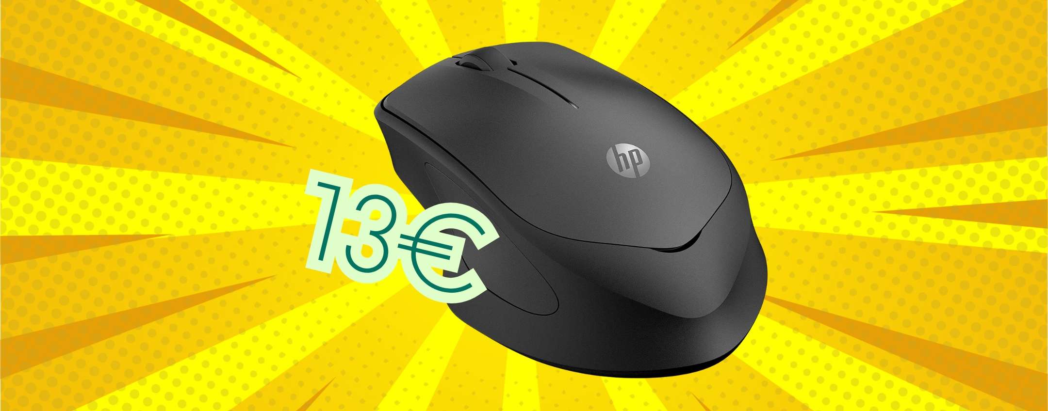 OFFERTA a TEMPO su Amazon per il mouse wireless HP 280M: solo 13€!