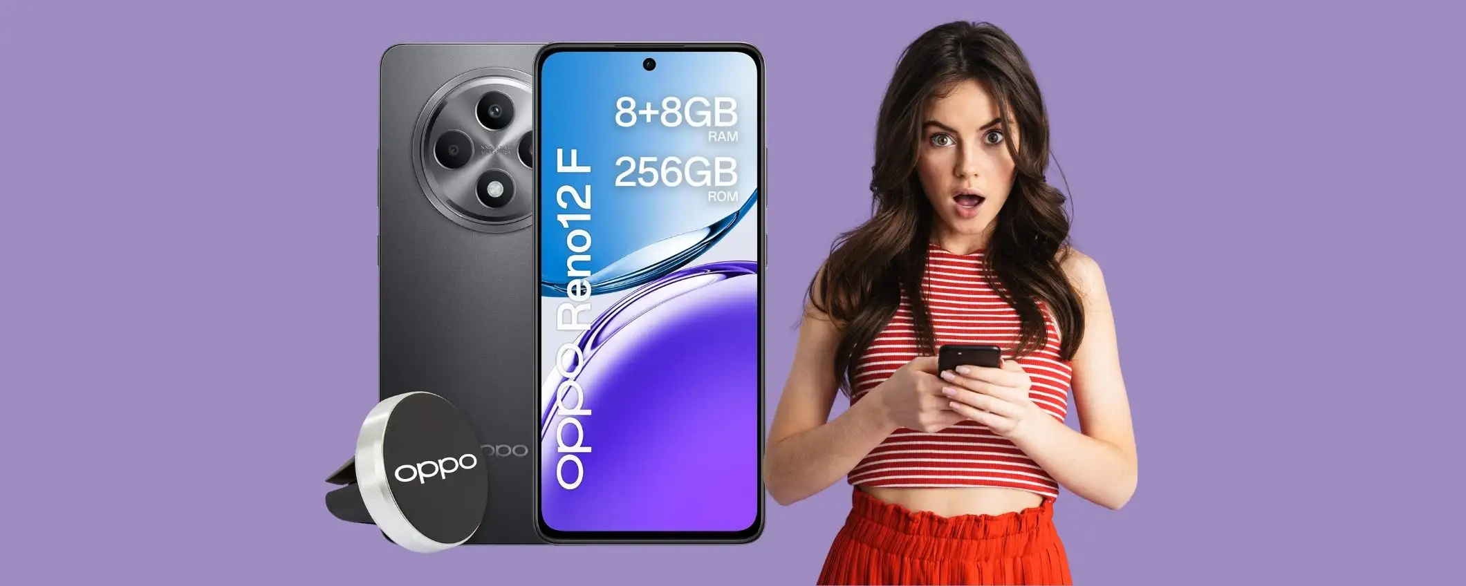 OPPO Reno12 F (8/256GB) a soli 169€: offerta imperdibile su Amazon OPPO Reno12 F (8/256GB) a soli 169€: offerta imperdibile su Amazon