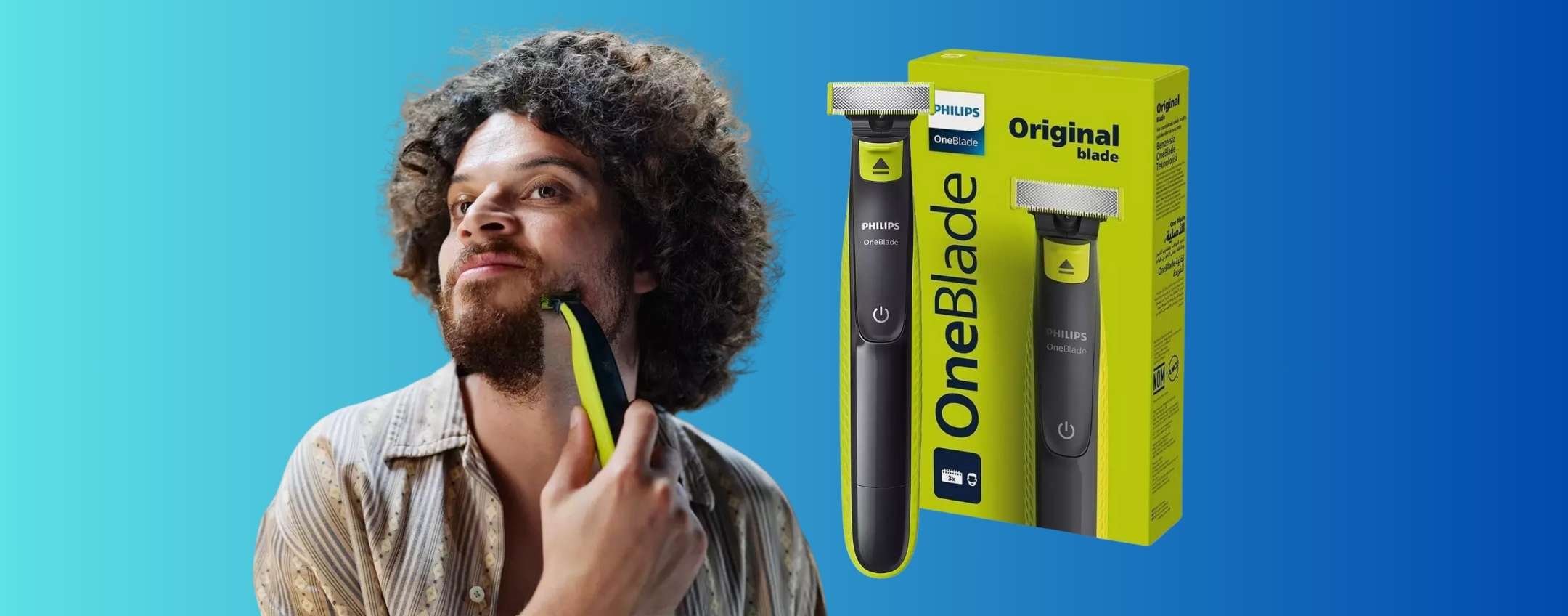 Philips OneBlade: il rasoio elettrico più apprezzato a un prezzo mai visto