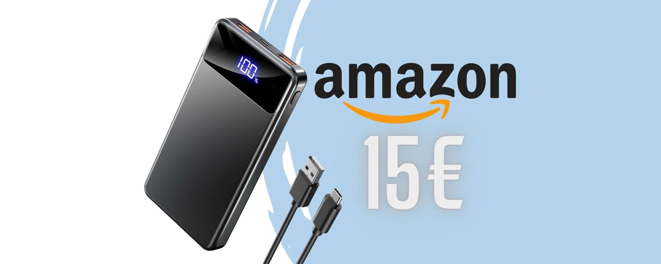 Power Bank da 12000 mAh a PREZZO RIDICOLO su Amazon Power Bank da 12000 mAh a PREZZO RIDICOLO su Amazon
