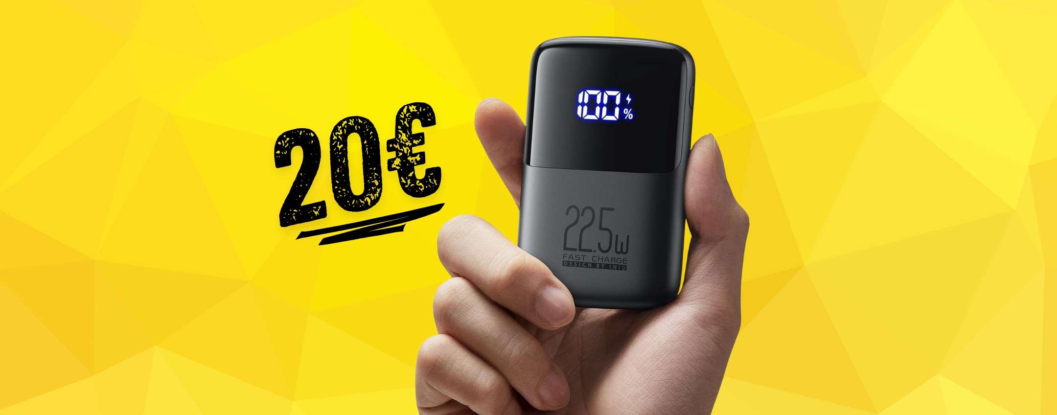 Power Bank minuscolo ma dalla grande potenza e versatilità a soli 20€
