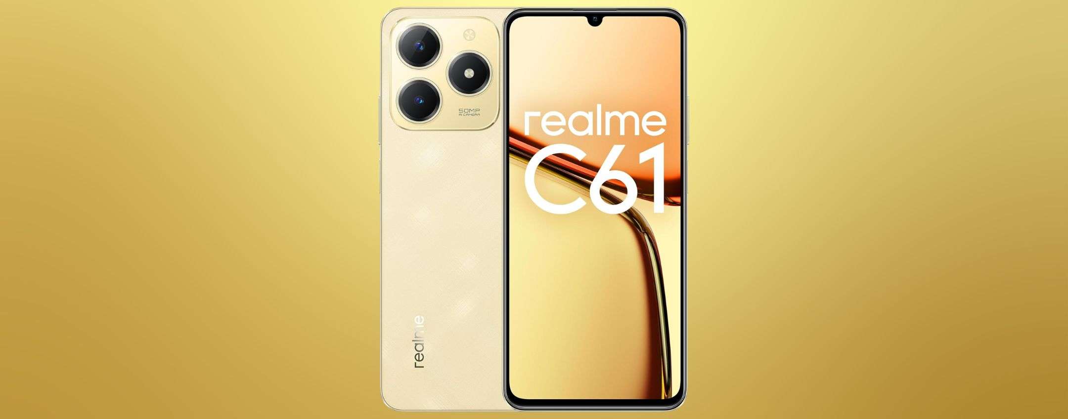 realme C61 6+128GB a 99,99 euro è lo smartphone low cost da prendere oggi