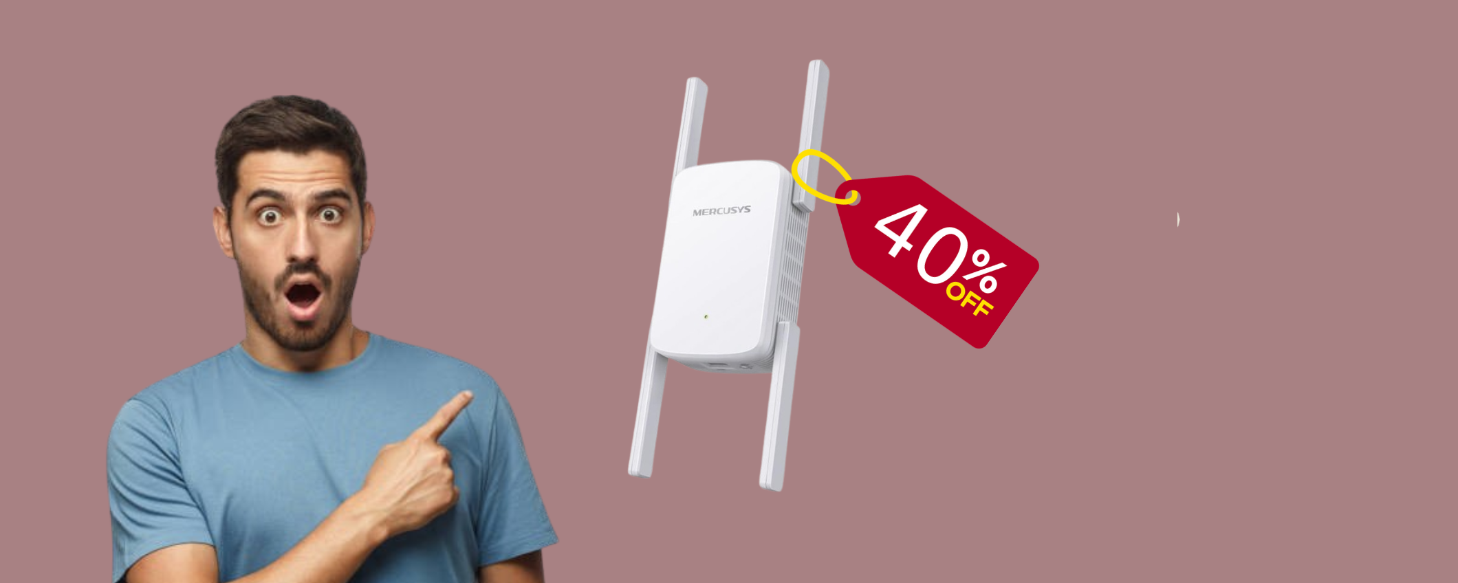 Mia più problemi di linea con il Ripetitore Wi-Fi TP-Link a soli 29€ (-40%) Mia più problemi di linea con il Ripetitore Wi-Fi TP-Link a soli 29€ (-40%)