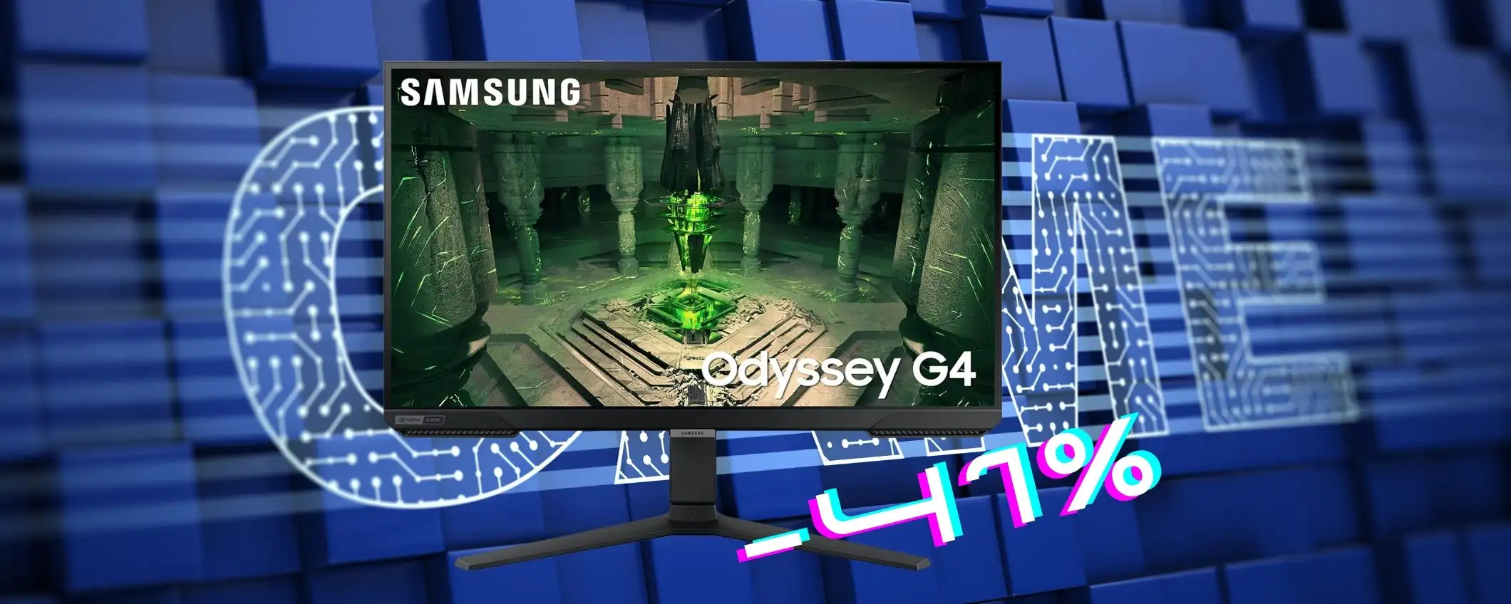 Samsung Odyssey G4: esperienza immersiva e reale con sconto del 41% Samsung Odyssey G4: esperienza immersiva e reale con sconto del 41%