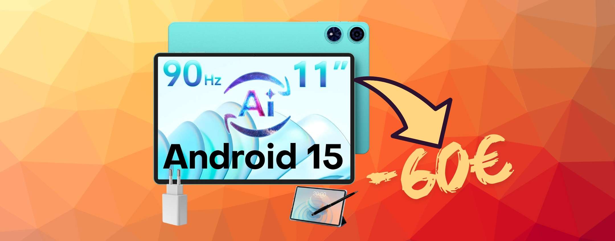 Se non vuoi spendere acquista il tablet TECLAST P50 da 11″ in sconto di 60€