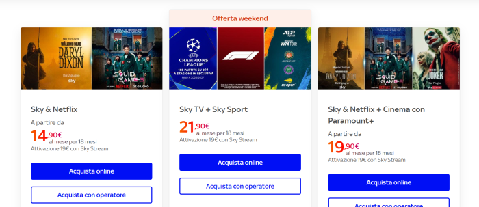 sky offerta