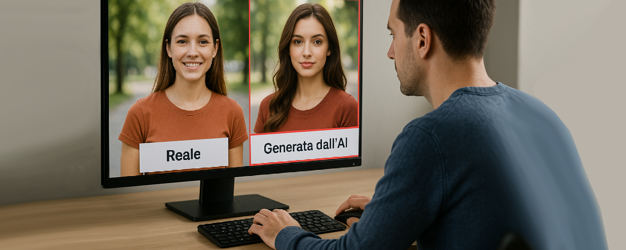 Riconoscere testi e immagini social creati con l'AI: ecco come fare Riconoscere testi e immagini social creati con l'AI: ecco come fare
