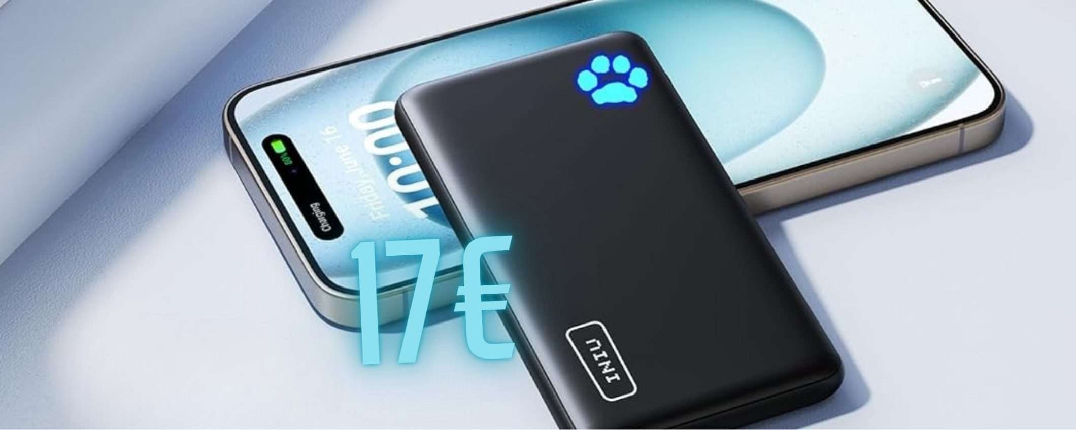 Solo 17€ per questo Power Bank ultra-slim con 3 porte e 10000 mAh Solo 17€ per questo Power Bank ultra-slim con 3 porte e 10000 mAh