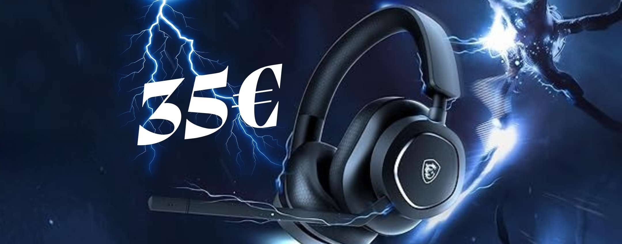 Solo 35€ per le straordinarie cuffie da gaming MSI MAESTRO 300