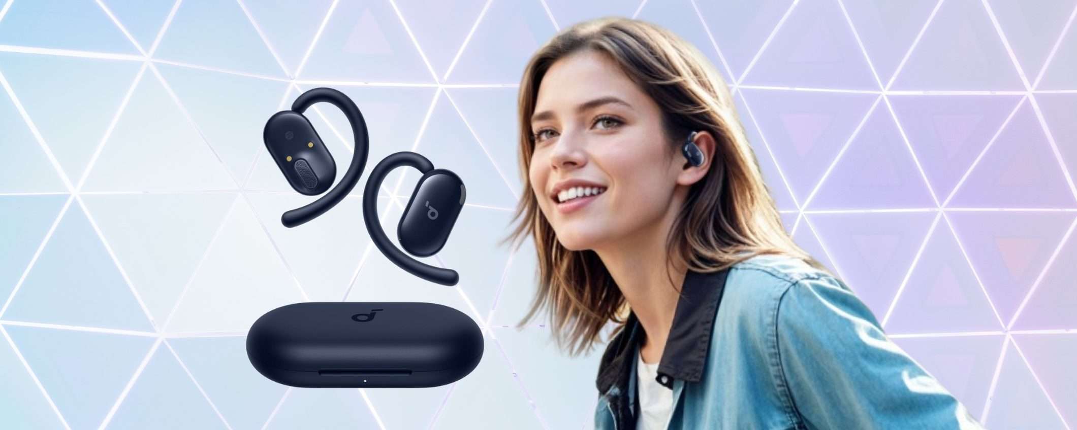 Soundcore V20i: cuffiette Bluetooth con gancetti per maggiore stabilità (-36%) Soundcore V20i: cuffiette Bluetooth con gancetti per maggiore stabilità (-36%)
